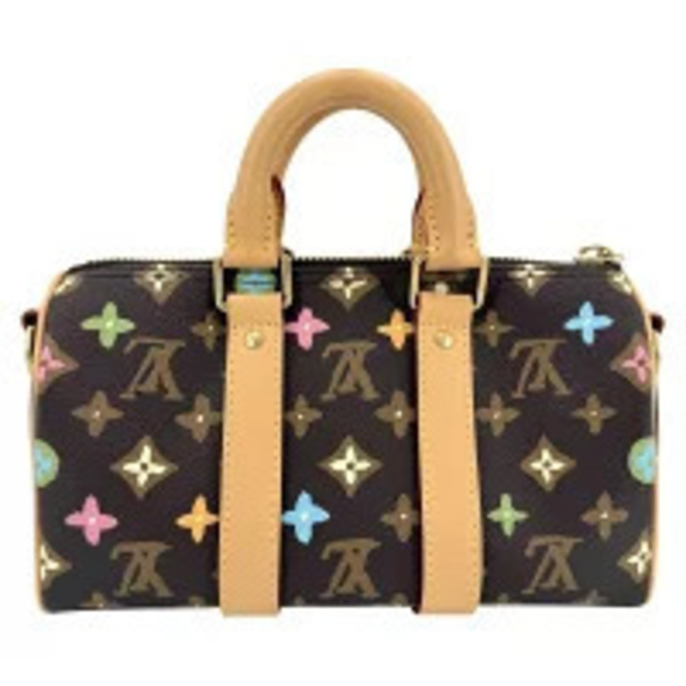 Louis Vuitton Crossbody Handbag Bag Bandouliere Keepall Shoulder Craggy Brown